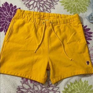 Yellow PINK shorts